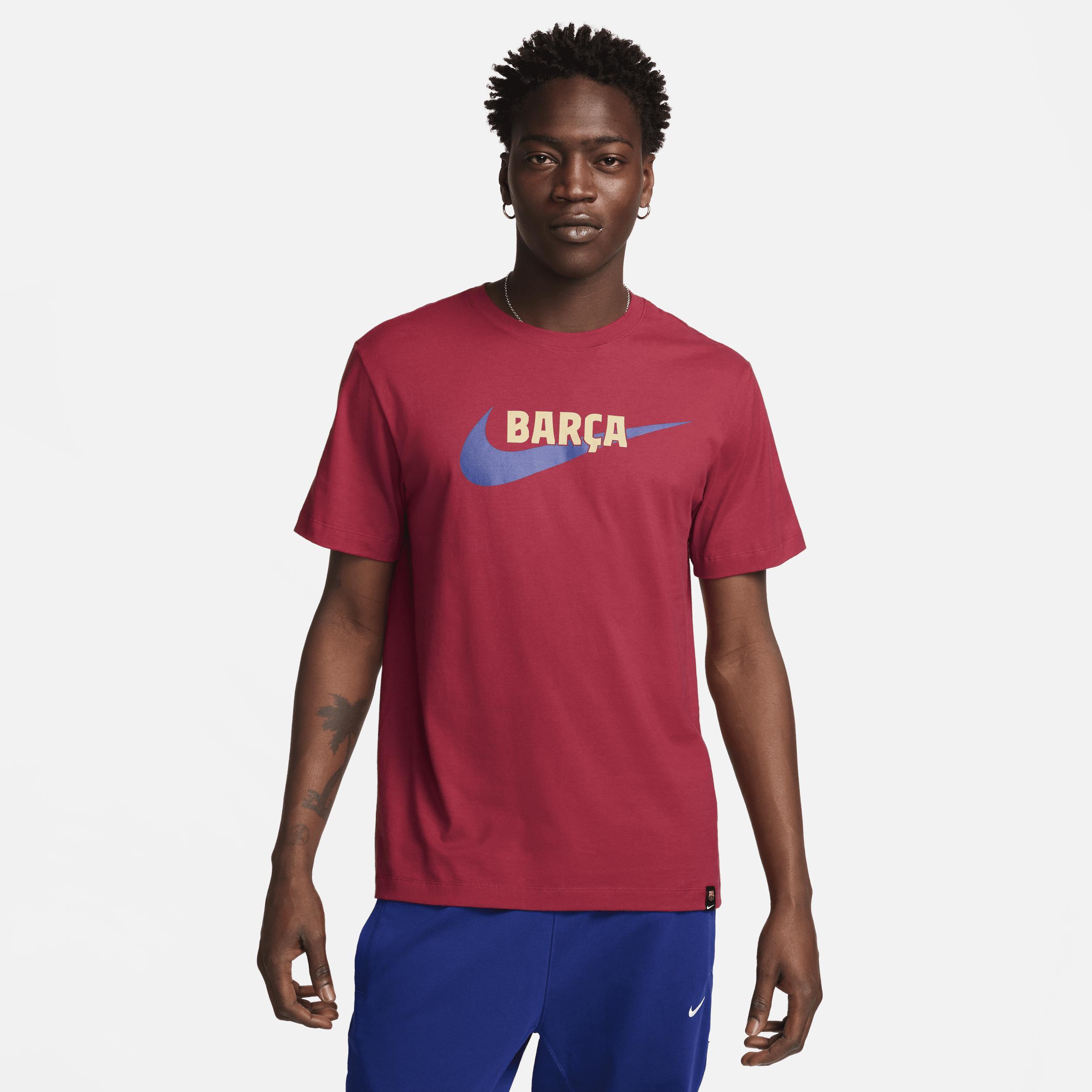 FC Barcelona Swoosh Nike Men's T-Shirt Product Image