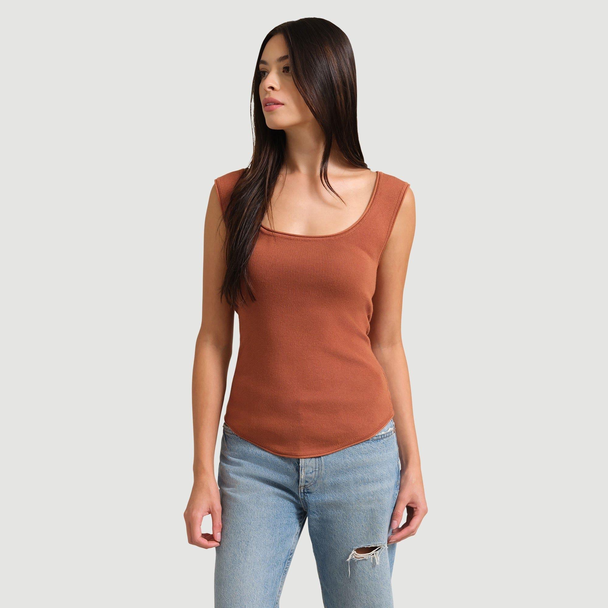 Alexis Keyhole-Back Sweater Tank Product Image