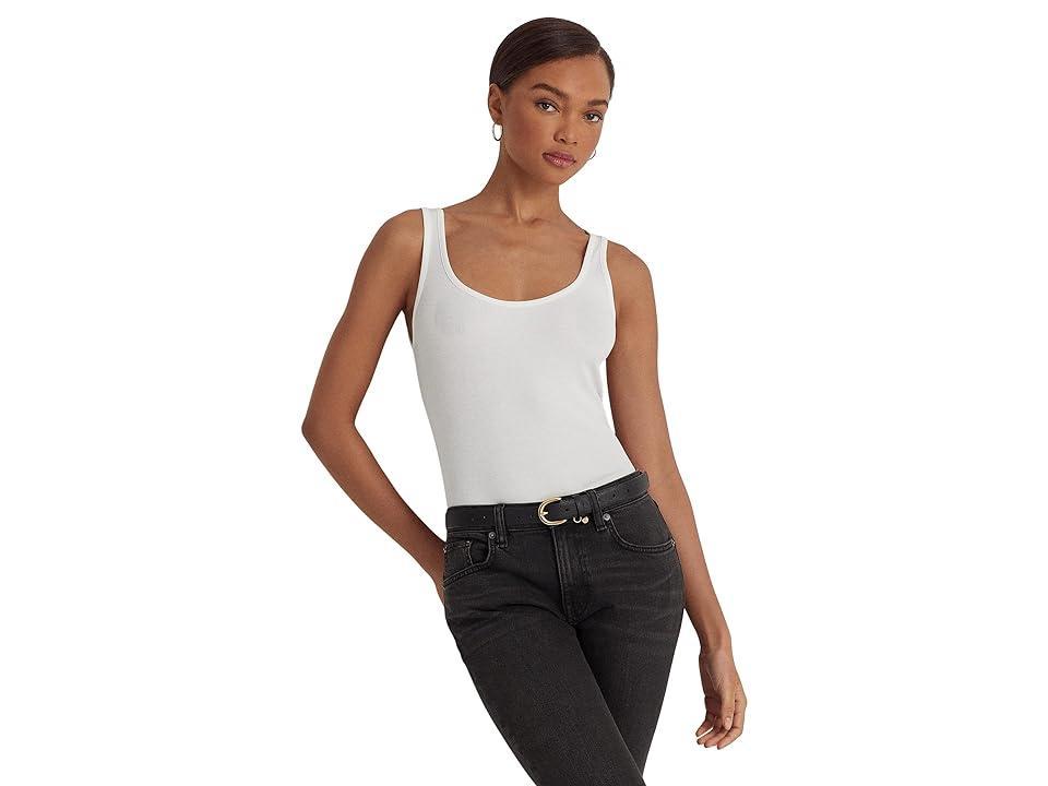 Lauren Ralph Lauren Stretch Cotton Tank Top Product Image