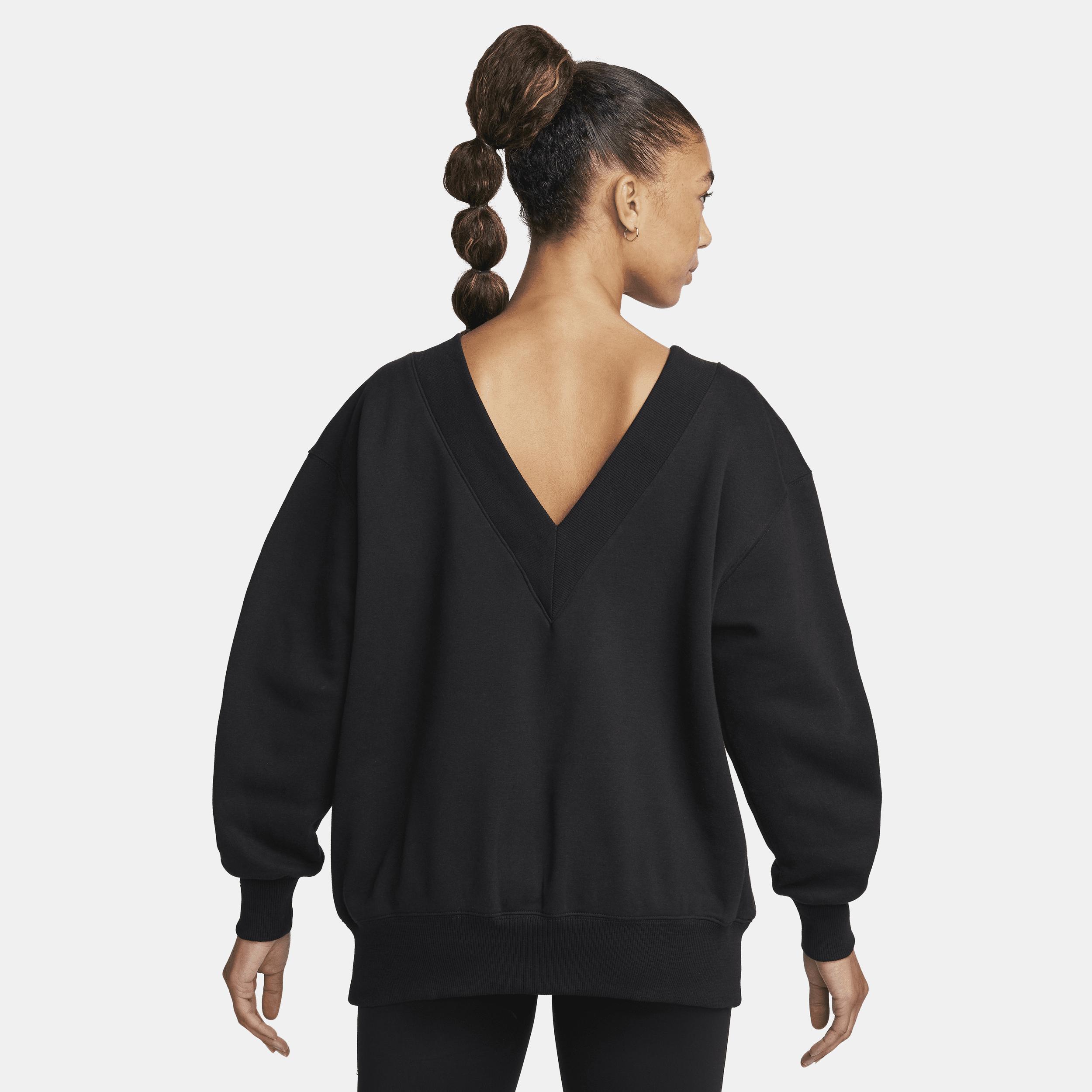 Womens Nike Sportswear Phoenix Fleece Oversized V-Neck Sweatshirt Product Image