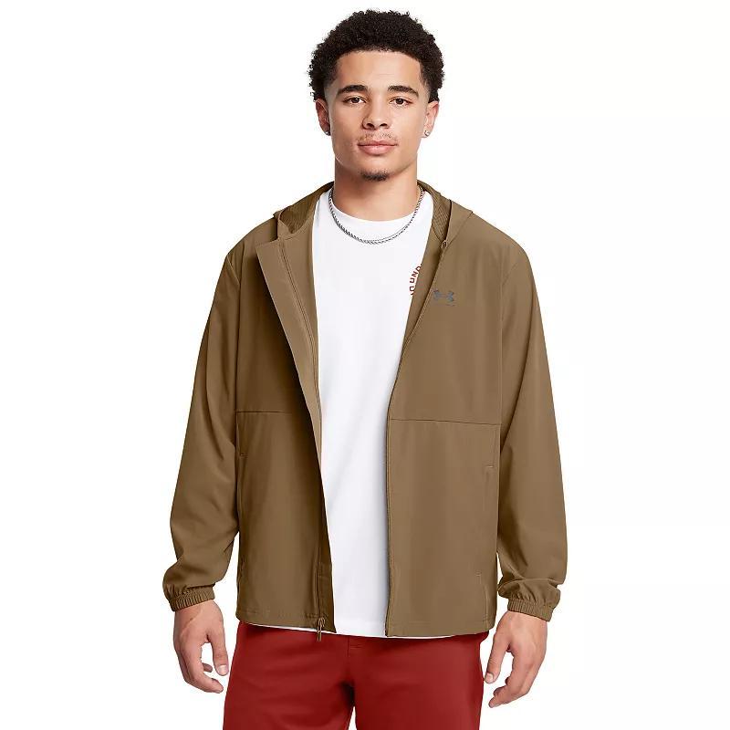 Mens Under Armour Vibe Woven Hooded Windbreaker Jacket Product Image