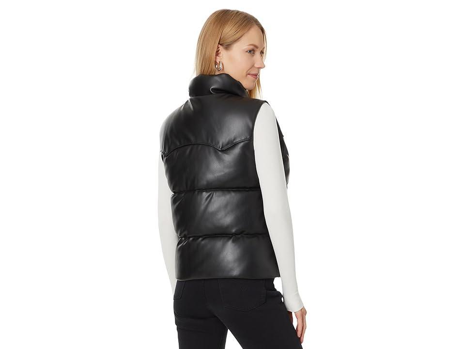 Levi's(r) Faux Leather Puffer Vest Women's Jacket Product Image