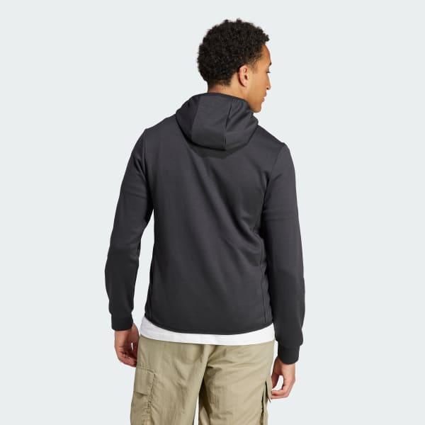 Essentials Hybrid Down Hooded Jacket Product Image