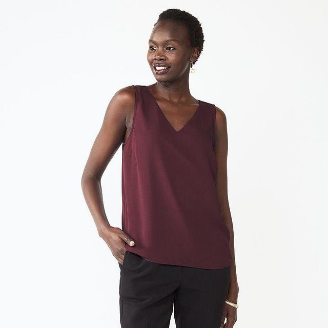 Womens Nine West V-Neck Tank Top Product Image