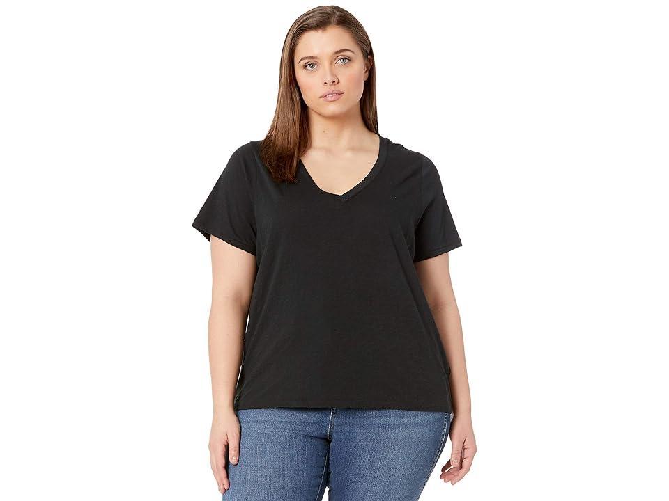 Madewell Plus Whisper Cotton V-Neck Tee (True ) Women's Clothing product image