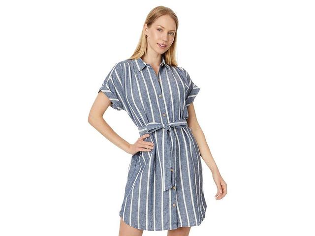 Faherty Breeze Shirtdress (Coastal Crisp Stripe) Women's Dress Product Image