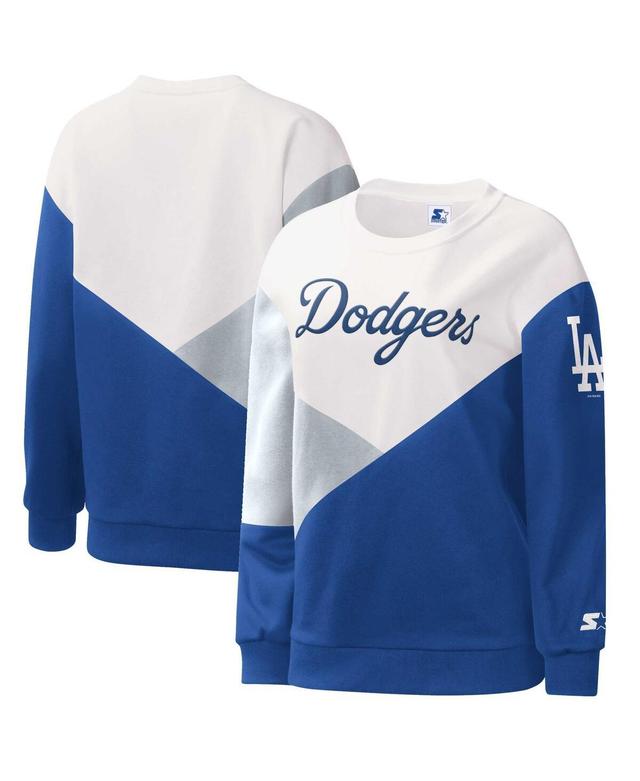 Womens Starter White San Diego Padres Shutout Pullover Sweatshirt - White Product Image