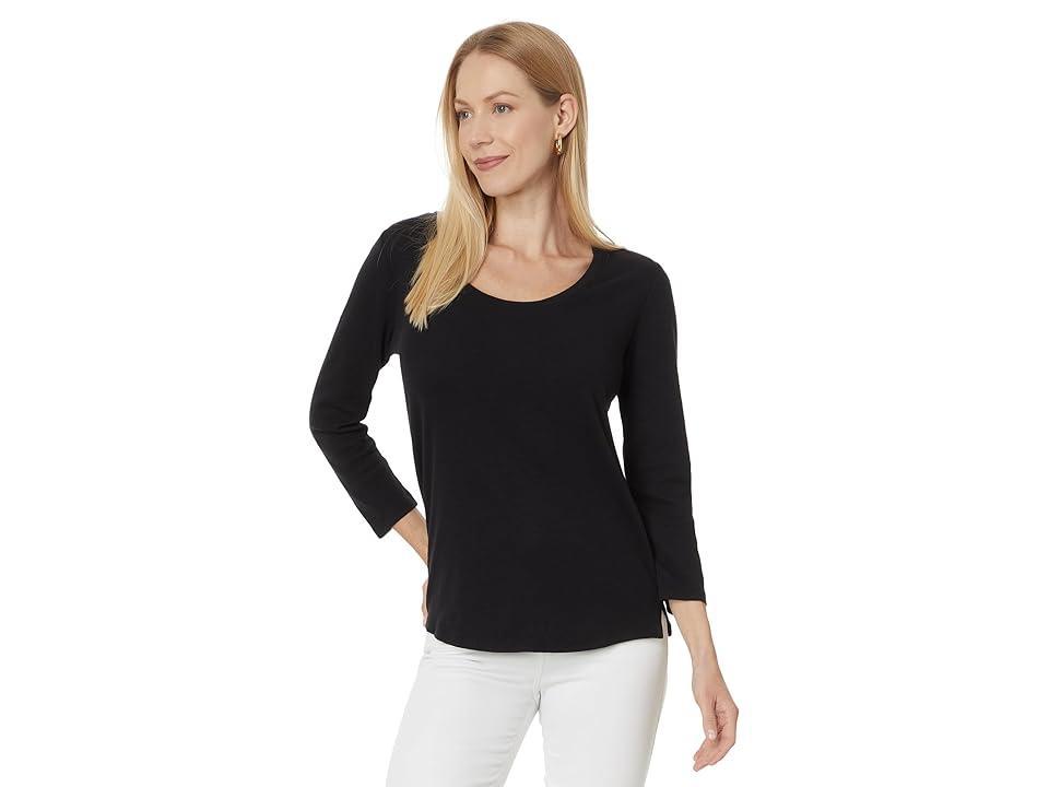 Tommy Bahama Ashby Isles Rib 3/4 Sleeve Scoop Women's Clothing Product Image