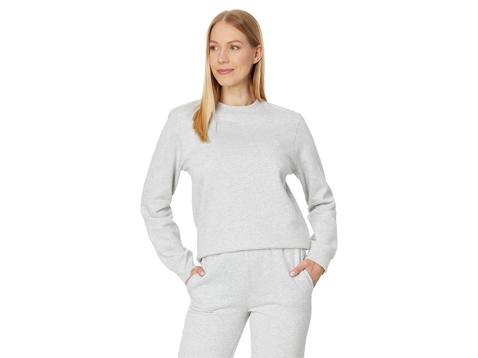 Timberland Brushed Back Crew (Light Grey Melange) Women's Sweatshirt product image