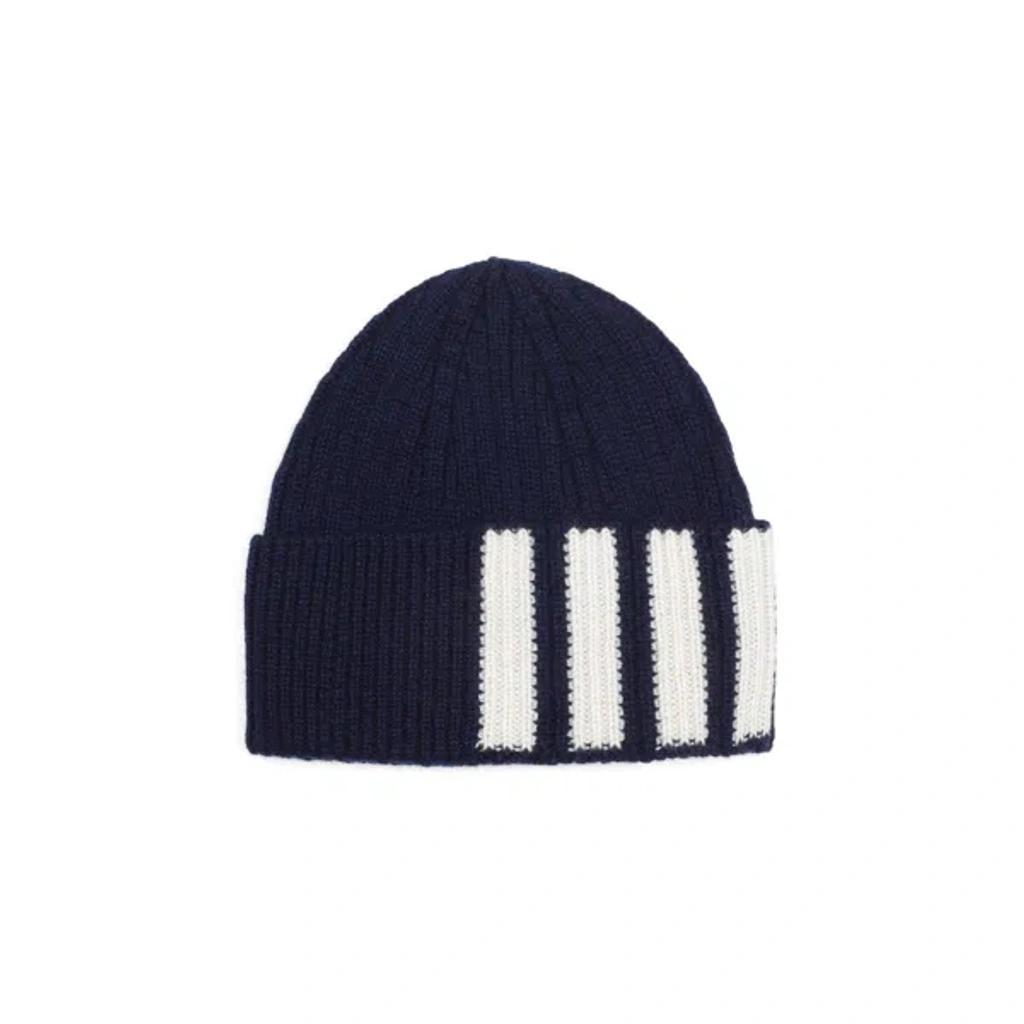 THOM BROWNE Rib Hat In Black Product Image