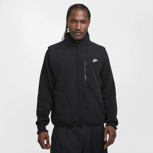 Nike Mens Nike Club Seasonal Winterized Vest - Mens Black/White Product Image