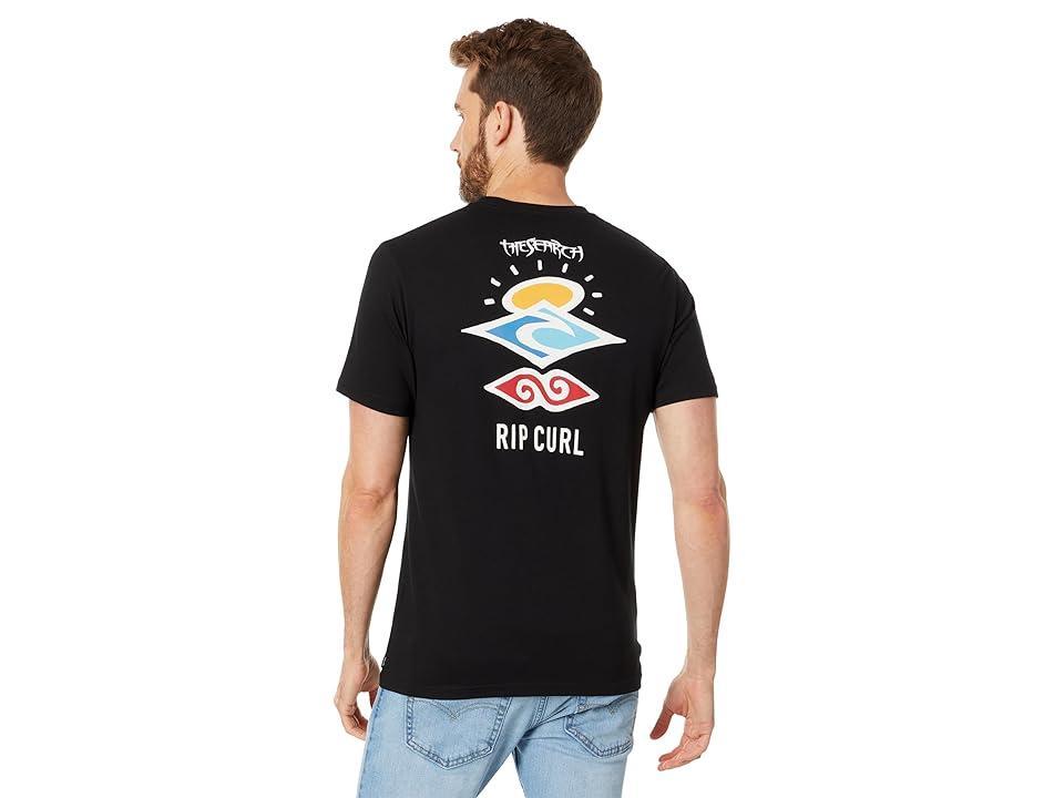 Rip Curl Search Icon Short Sleeve Tee 1) Men's T Shirt Product Image