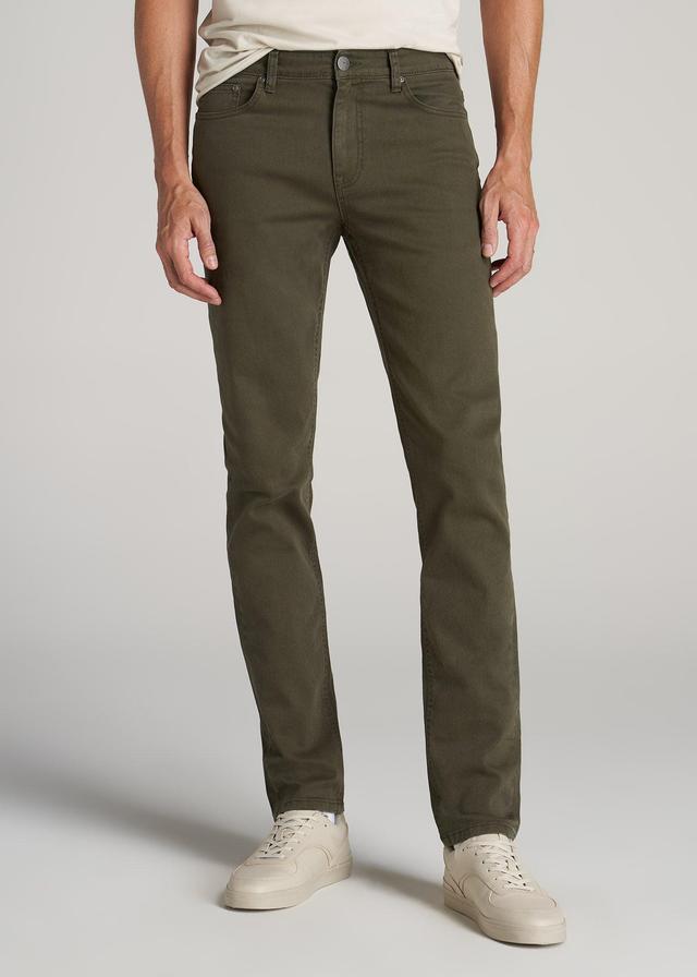 Dylan SLIM-FIT Jeans for Tall Men in Olive Green Wash Male Product Image