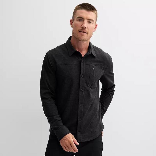 Mens FLX Luxury Soft Cozy Wander Button-Down Shirt Product Image