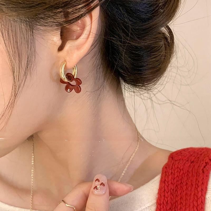 Flower Drop Earring Product Image