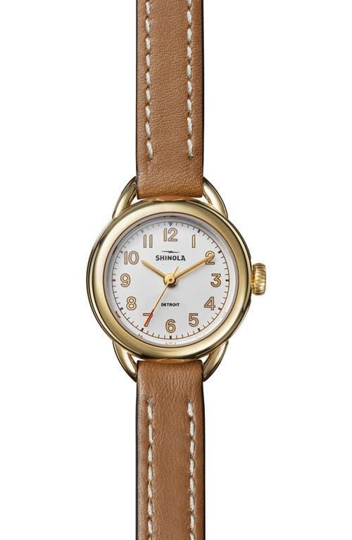 Runabout Leather Double-Wrap Watch, 25mm Product Image