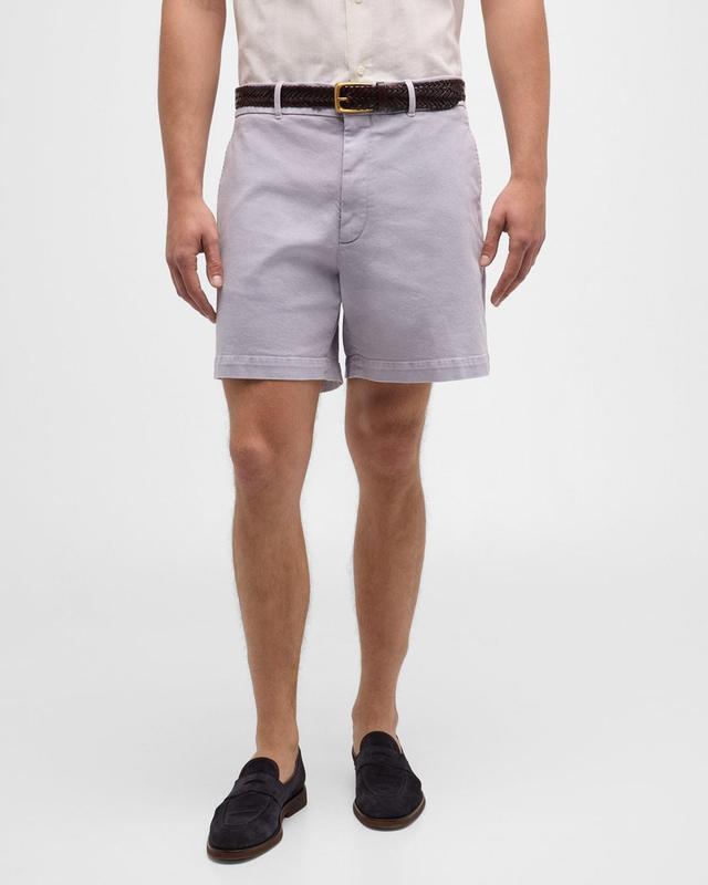 Mens Dyed Denim Bermuda Shorts Product Image