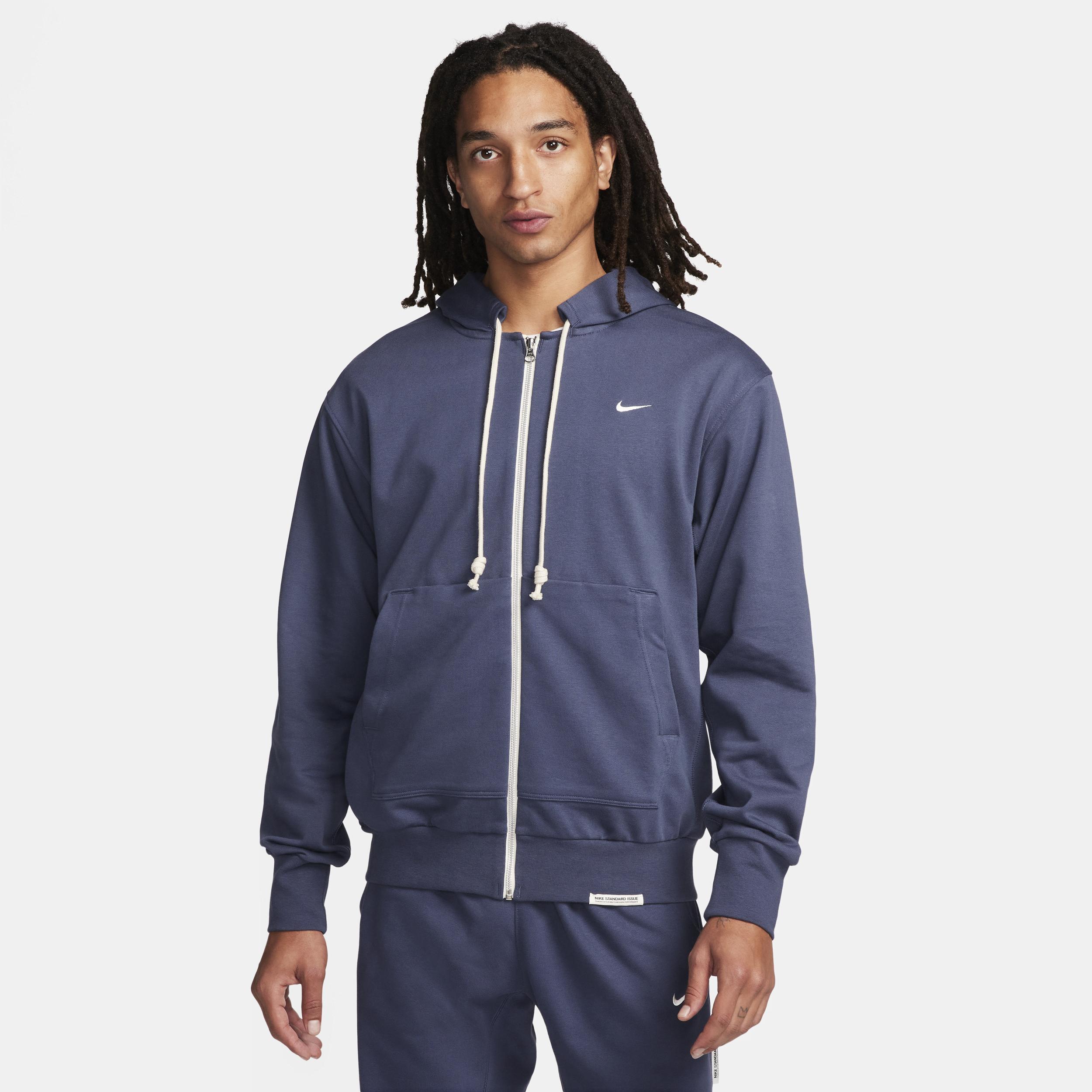 Nike Men's Standard Issue Dri-FIT Full-Zip Basketball Hoodie Product Image