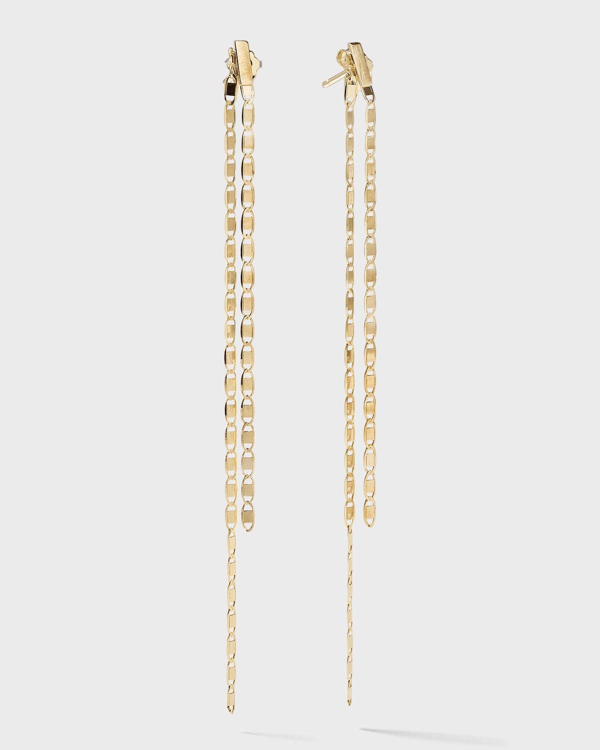 Lana Malibu 14K Gold Linear Duster Earrings Product Image