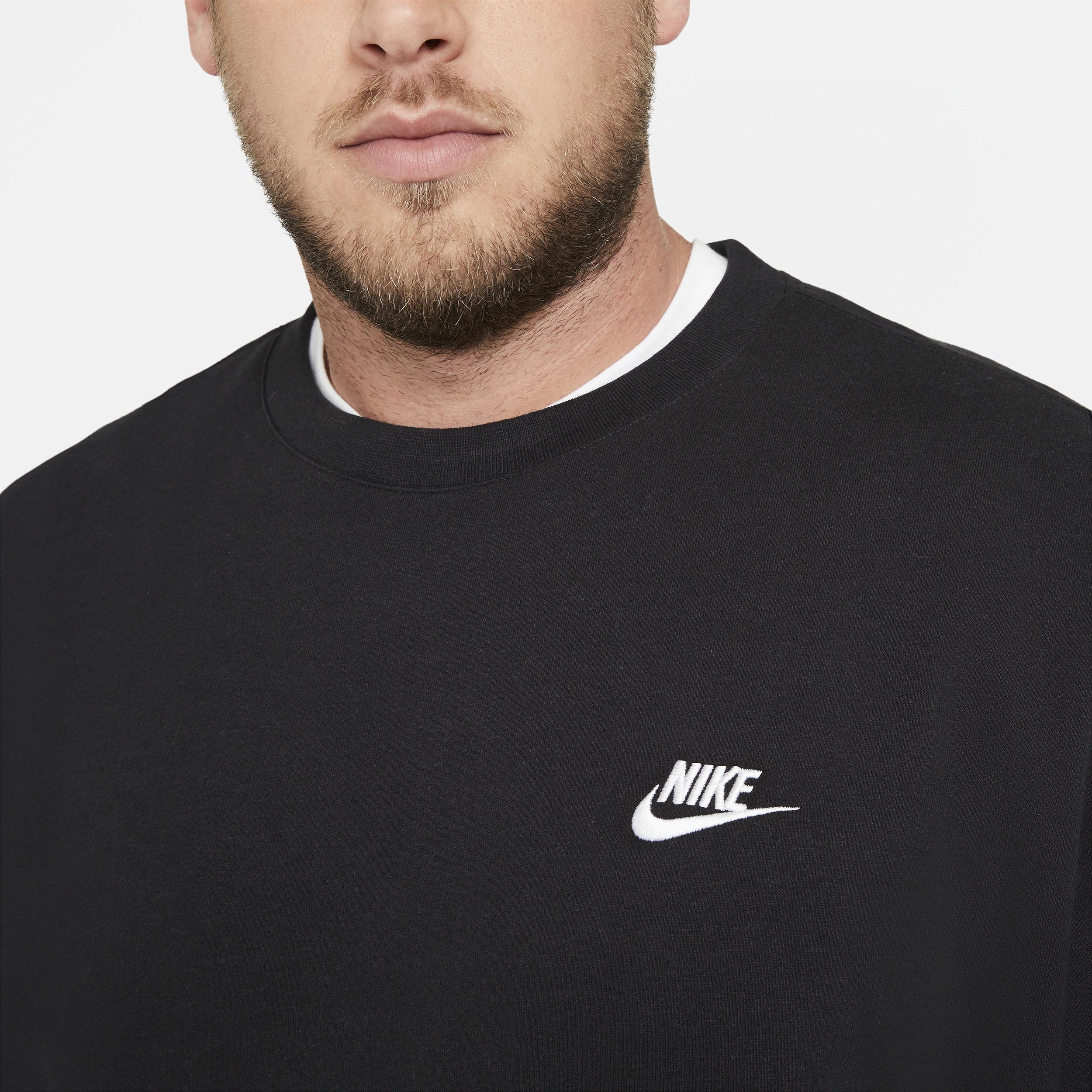 NIKE Club Sweatshirt In Black Product Image