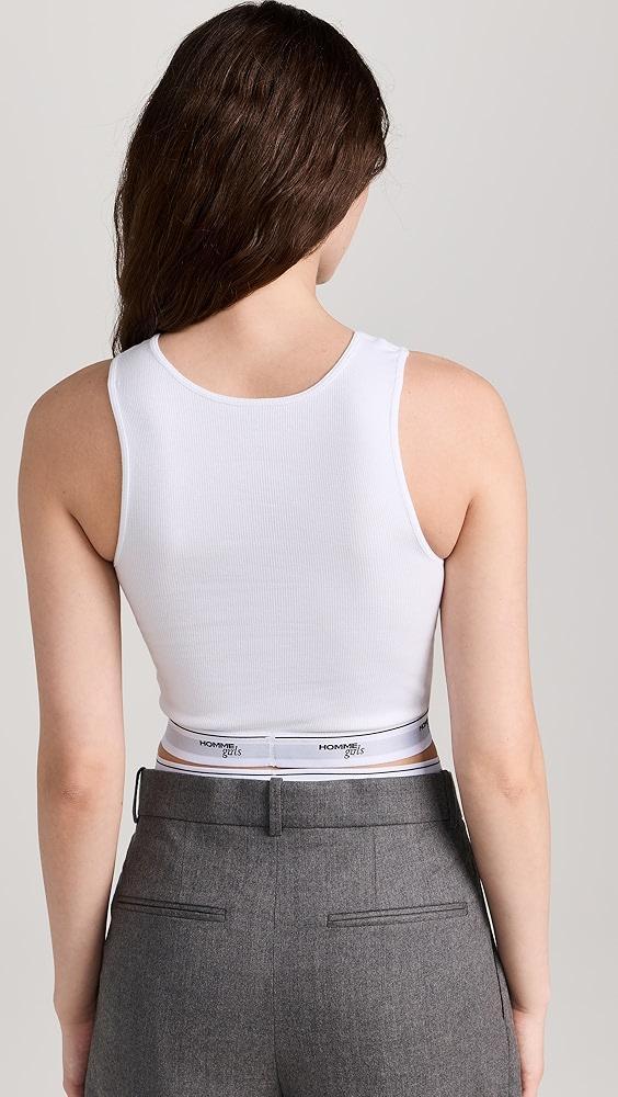 HOMMEGIRLS Logo Cropped Tank | Shopbop Product Image