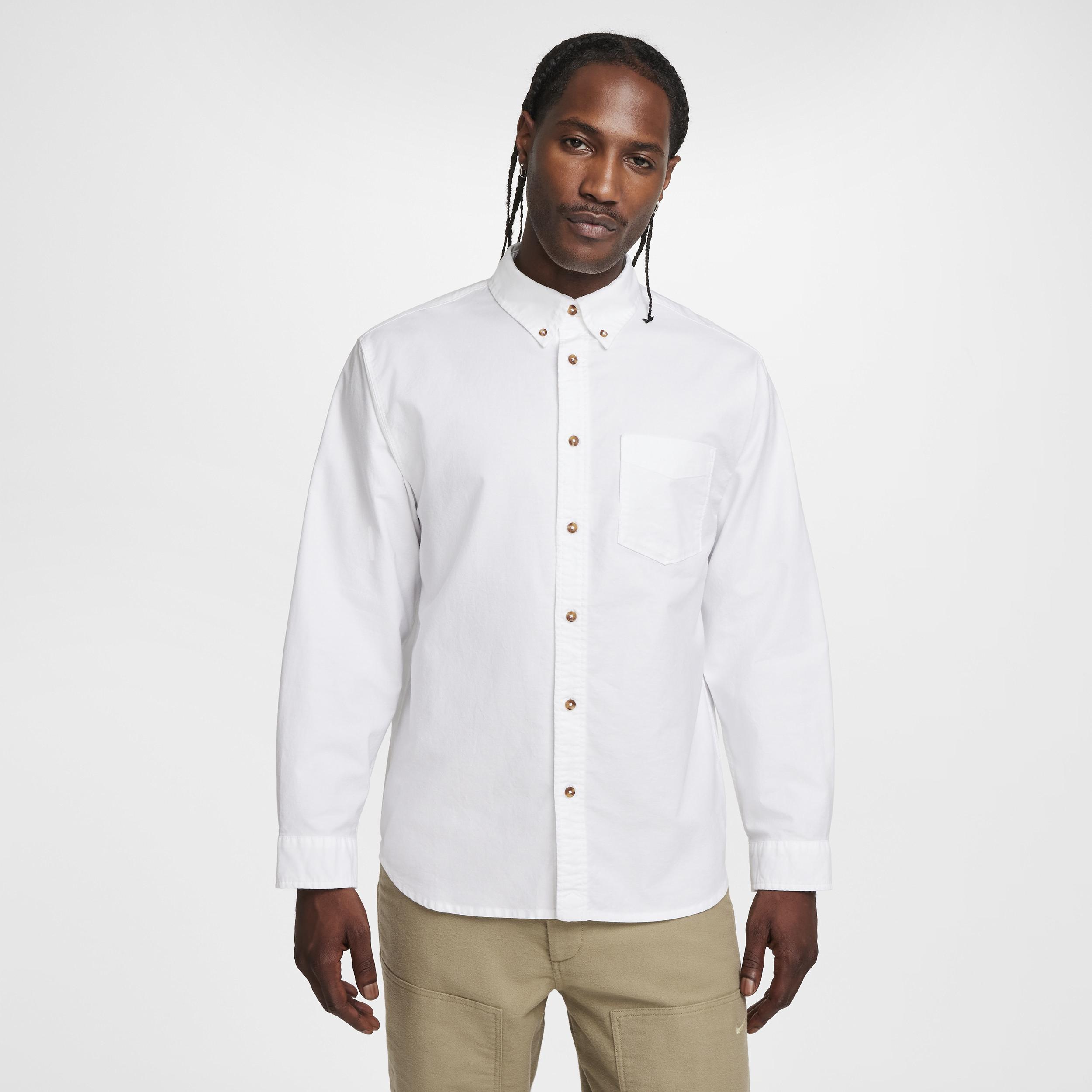 Nike Mens Life Long-Sleeve Oxford Button-Down Shirt Product Image