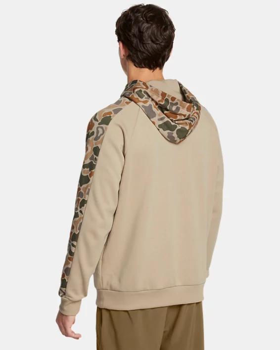 Men's UA Rival Fleece Camo Blocked Hoodie Product Image