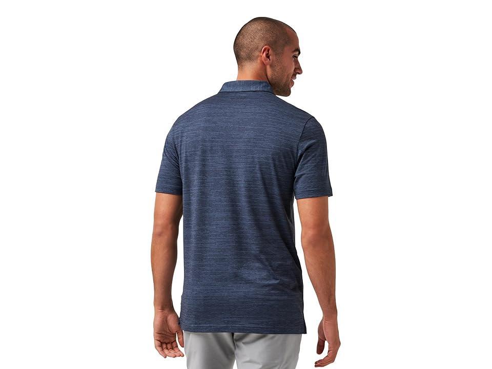 TravisMathew Boston Red Sox The Heater Polo (Vintage Indigo/Black) Men's Short Sleeve Knit Product Image