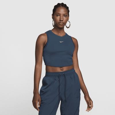 Women's Nike Sportswear Chill Knit Tight Cropped Mini-Rib Tank Top Product Image