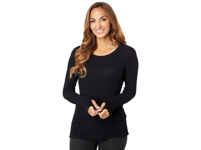 Mod-o-doc Thermal Long Sleeve Tee with Thumb-Holes 1) Women's Clothing Product Image