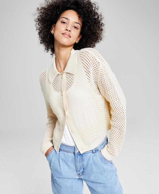 And Now This Womens Collared Cardigan Sweater, Created for Macys Product Image