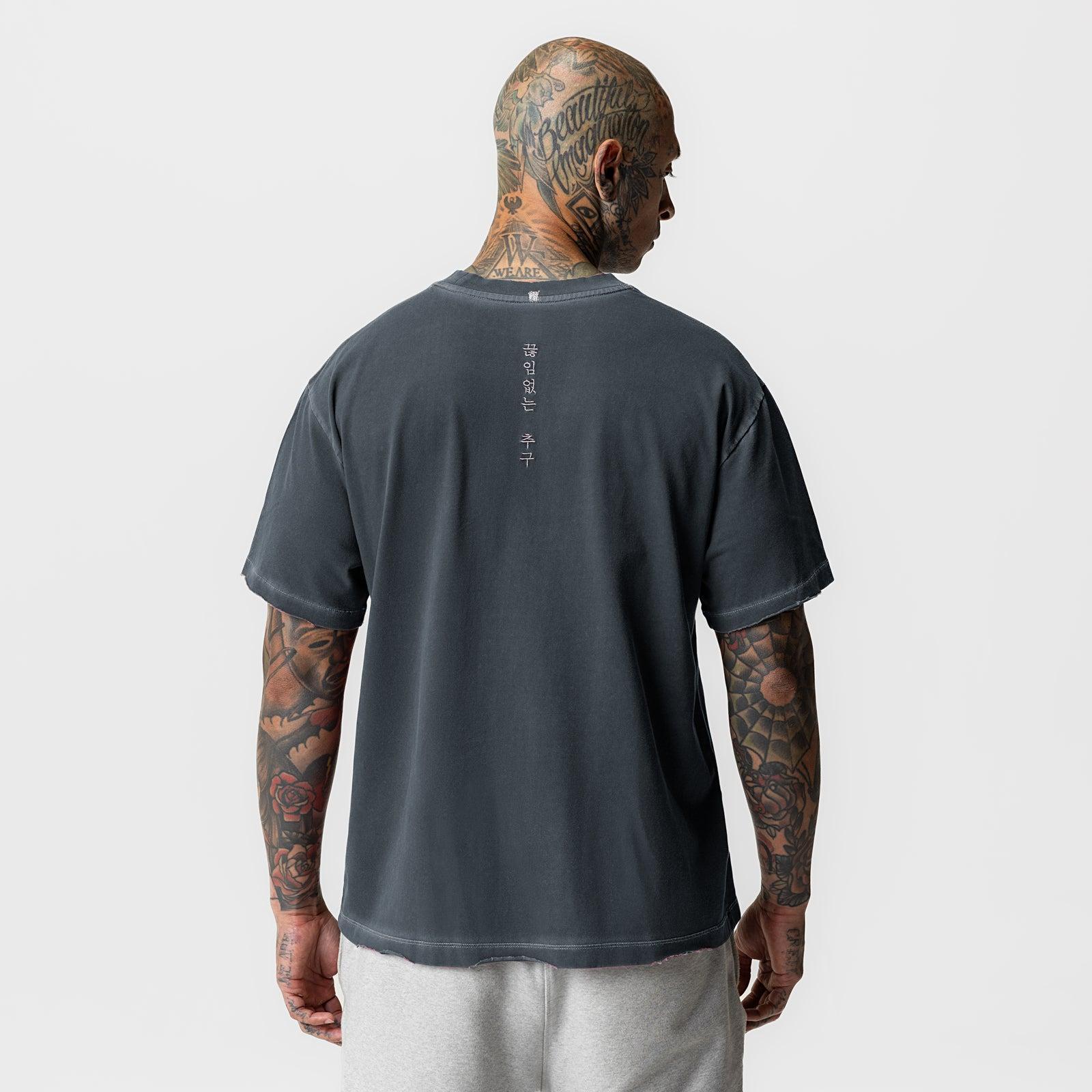 0797. Tech Essential™ Relaxed Tee - Faded Navy Product Image