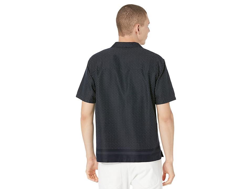 Vince Border Print Short Sleeve (Coastal ) Men's Clothing Product Image