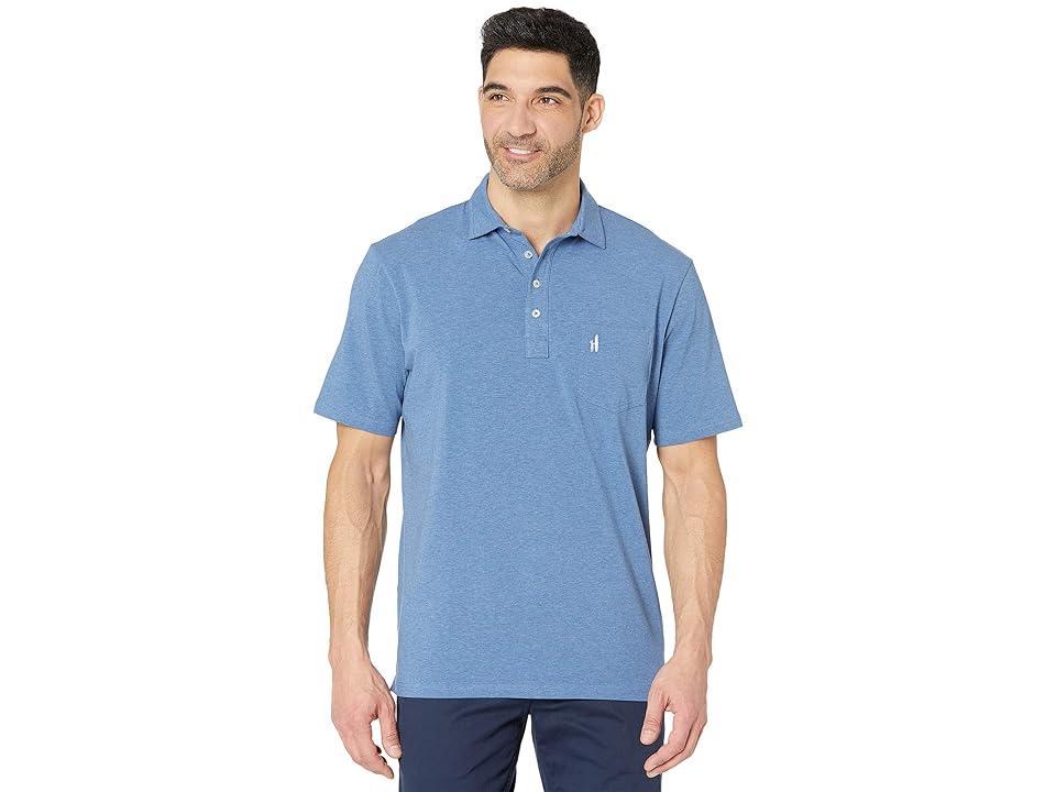 johnnie-O The Original Four-Button Heathered Polo (Oceanside) Men's Clothing Product Image