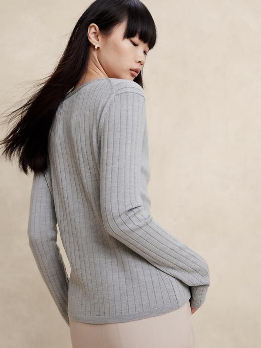 Nezha Merino Cardigan Product Image