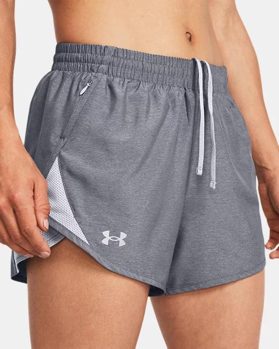 Womens UA Fly-By Heather 3 Shorts Product Image