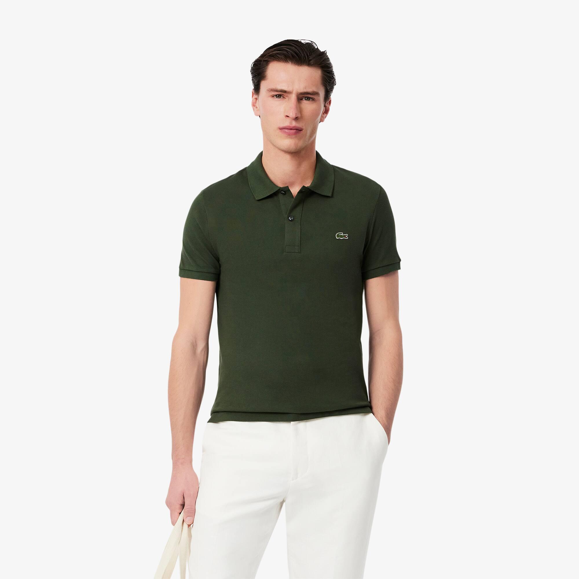 Slim Fit L.12.12 Piqué Polo Shirt Product Image