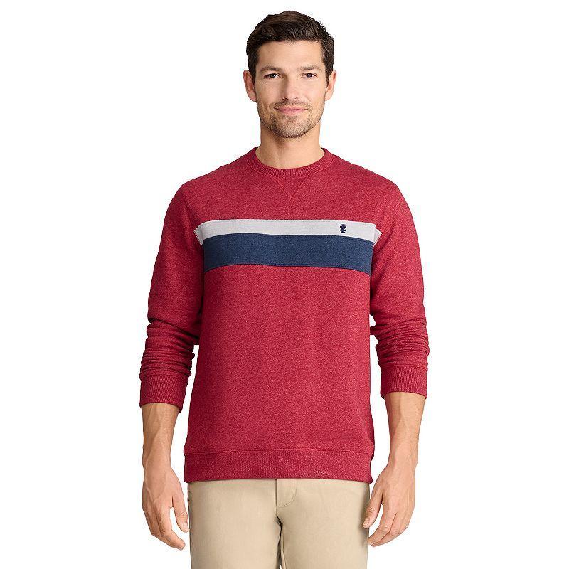 Mens IZOD Advantage Fleece Crewneck Sweater Product Image