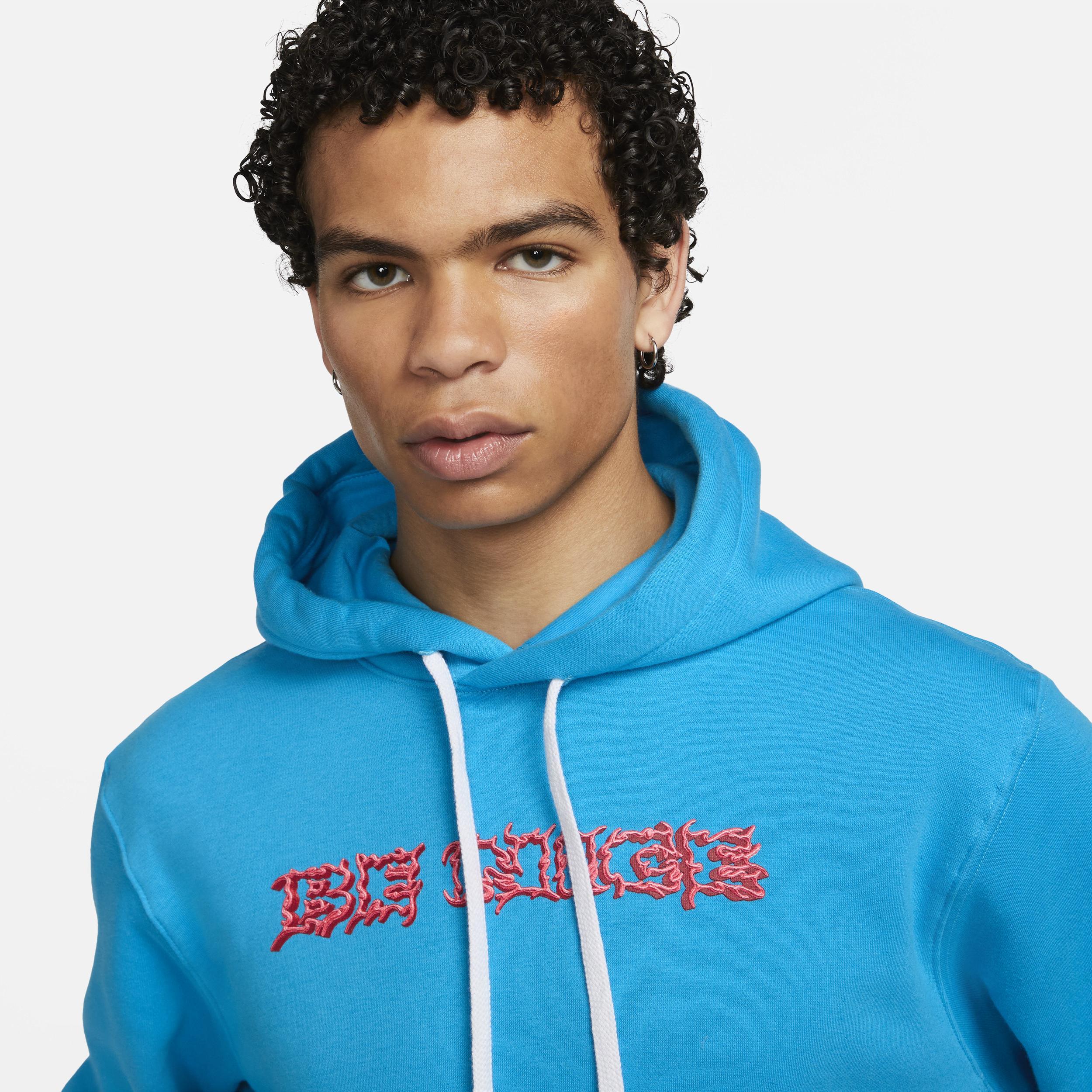 Men's  Sportswear Club Fleece Pullover Hoodie In Blue Product Image