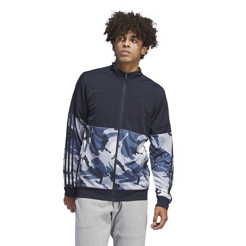 Mens adidas Essentials Camo Tricot Track Jacket Product Image