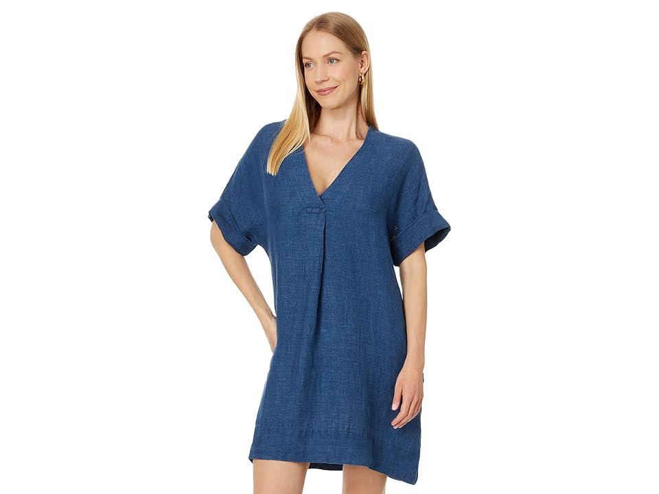 Faherty Sanibel Dress (Indigo) Women's Dress Product Image