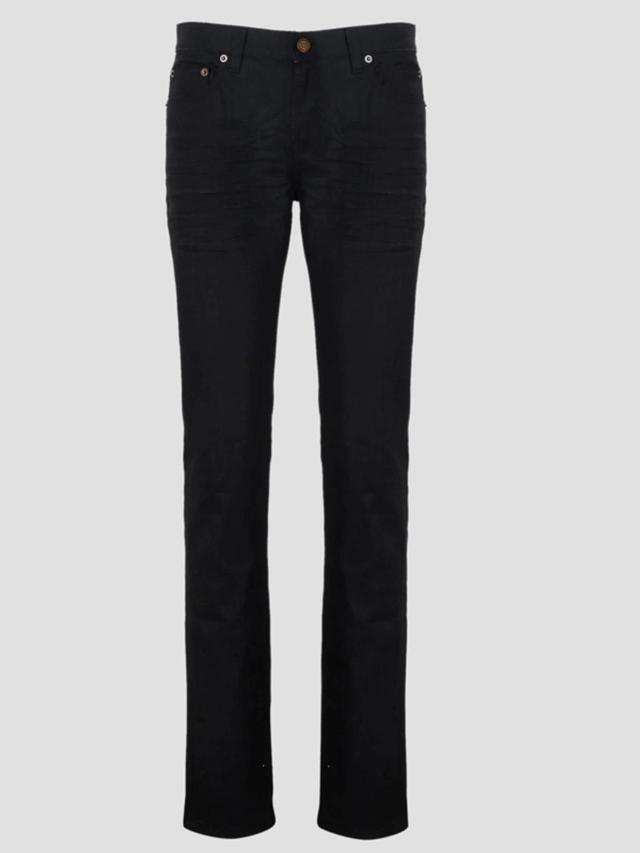 Low Rise Jeans In Black Product Image