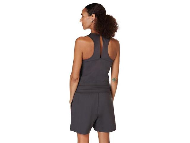 Sweaty Betty Gaia Performance Yoga Romper (Urban Grey) Women's Skirt Product Image