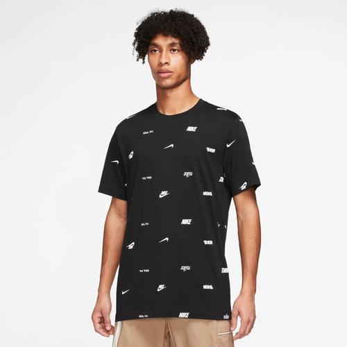 Nike Mens Nike NSW Club+ All Out Print T-Shirt - Mens Product Image