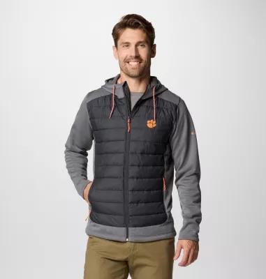 Columbia Men's Collegiate Out-Shield Hybrid Hoodie - Clemson- Product Image