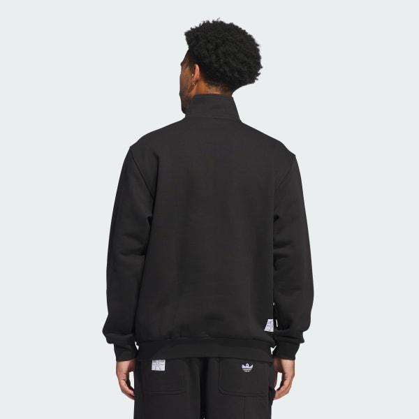 Heavyweight Shmoofoil Quarter-Zip Mock Neck Sweatshirt Product Image