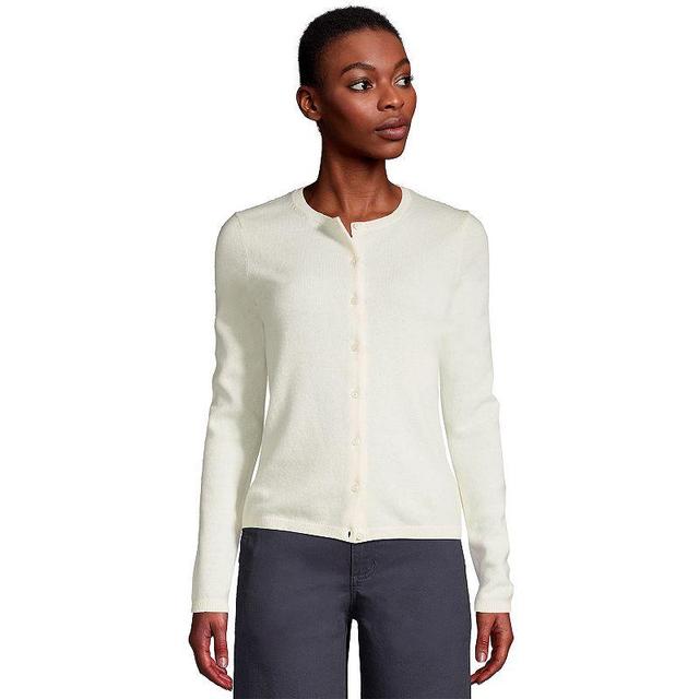 Lands End Womens Tall Classic Cashmere Cardigan Sweater Product Image