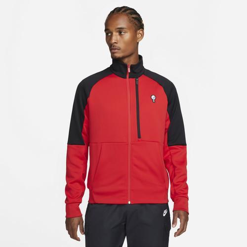 Nike Mens N98 Jacket - Red/Black Product Image