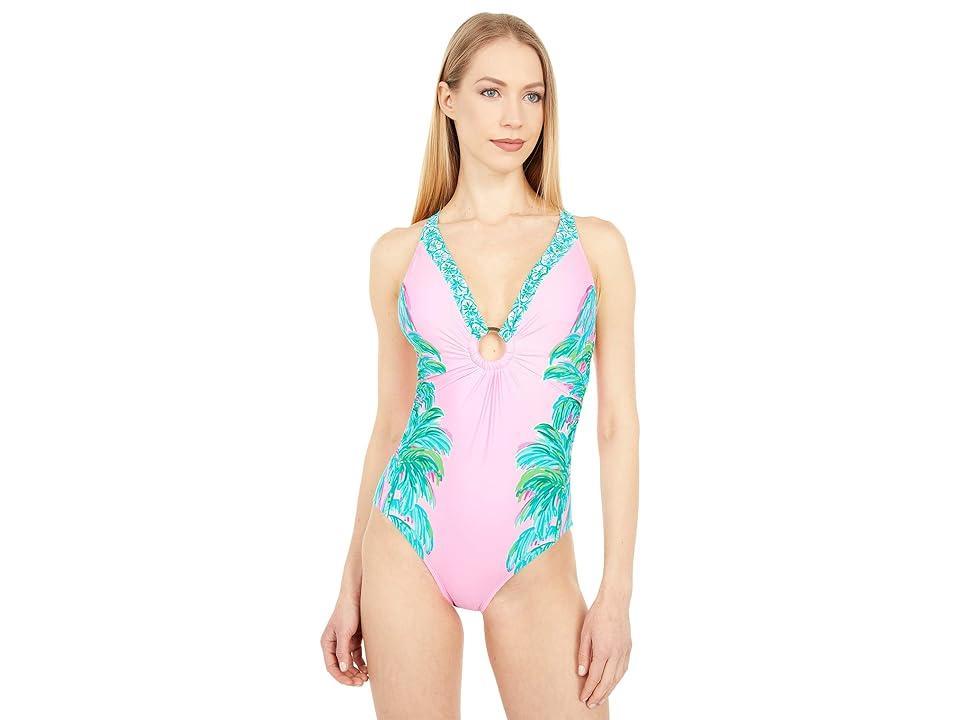 Lilly Pulitzer Stephie One-Piece Blossom Suite Views Engineered One-Piece) Women's Swimsuits One Piece Product Image