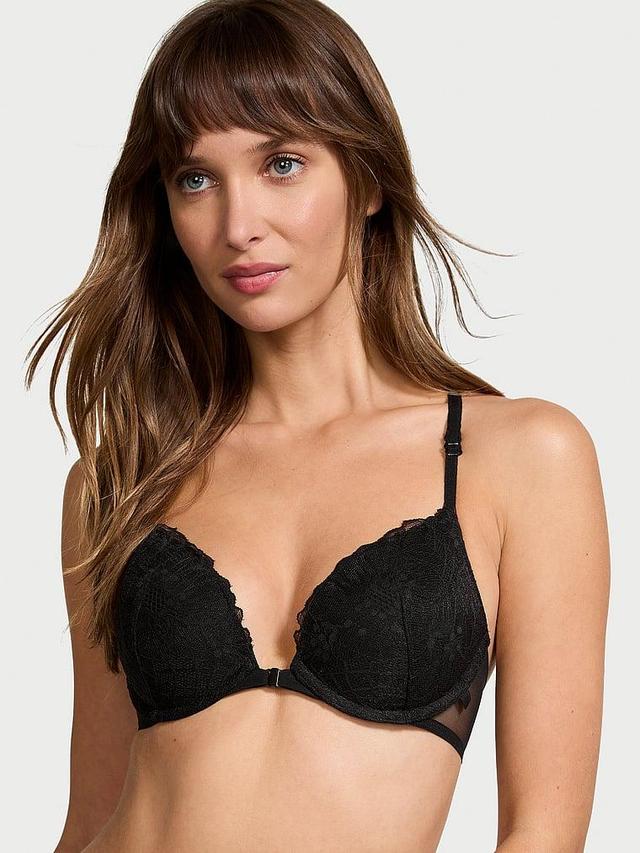 Sexy Tee Push-Up Front-Close Lace Bra Product Image